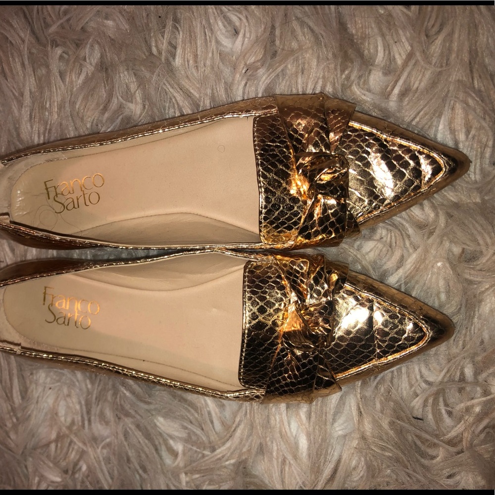 Gold Loafers | Franco Sarto